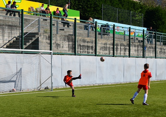 un calcio vero