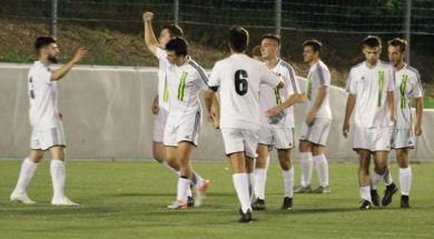 Telve-Borgo esultanza gol Zanetti