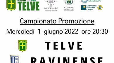 Telve – Ravinense anticipo